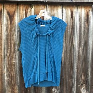 Unity Sleeveless Turquoise Work Out Top